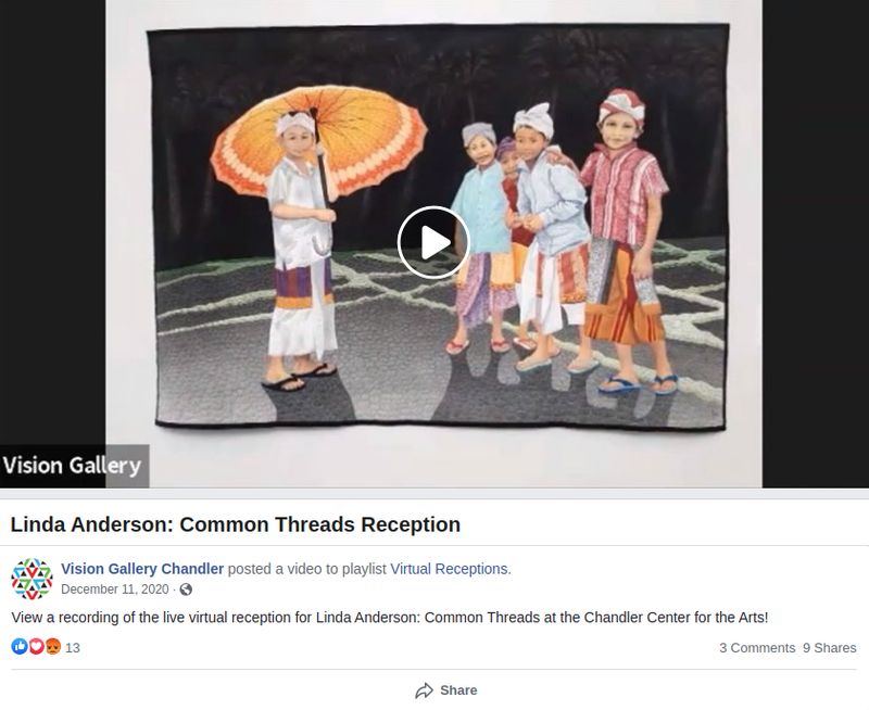 Solo Exhibit Common Threads video thumbnail